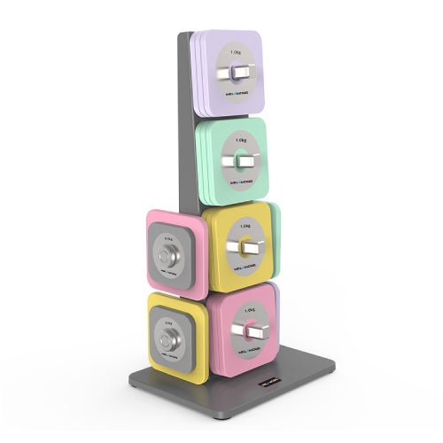 スクエアダンベル10kg×2 | フィットネスジム向けトレーニングマシン